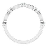 14K White 1/3 CTW Lab-Grown Diamond Anniversary Band